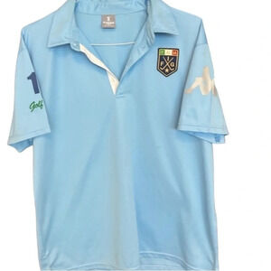 Men’s XL NWOT men’s team Italy golf shirt  Kappa brand size 10 on the side